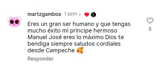 comentarios fans Manuel Jose