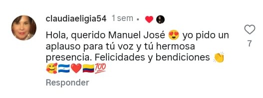 Comenatrios Fans manuel jose